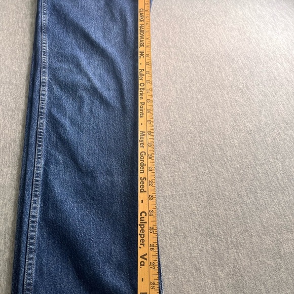 Wrangler Men's Deep Blue Straight Jeans - Picture 7 of 8